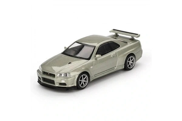 Mini GT 1/64 Nissan Skyline GT-R (R34) V-Spec II Nür Millenium Jade