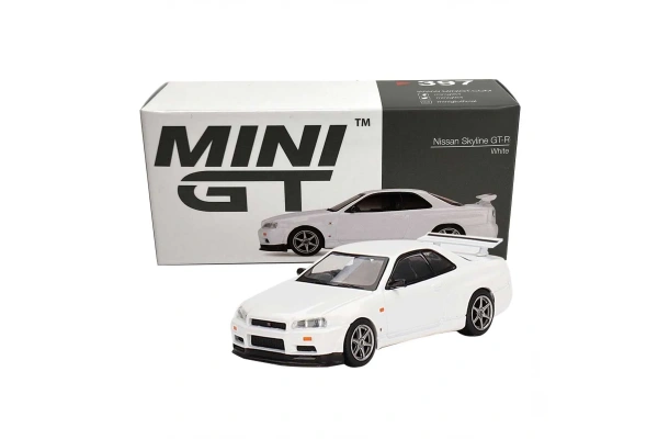 Mini GT 1:64 Nissan Skyline GT-R White