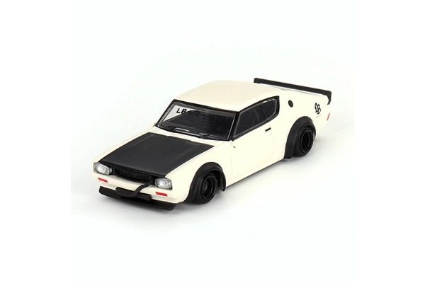 Mini Gt 1/64 Nissan Skyline Kenmeri Liberty Walk White