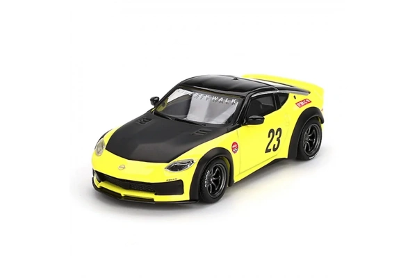Mini GT 1/64 Nissan Z LB NATION WORKS Ikazuchi Yellow MGT00826