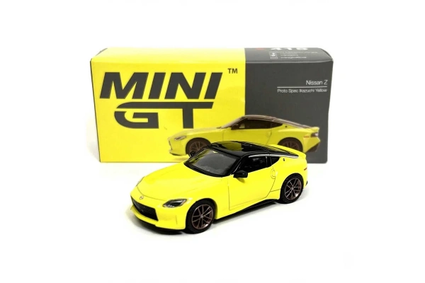 Mini GT 1:64 Nissan Z Proto Spec 2023 Ikazuchi Yellow