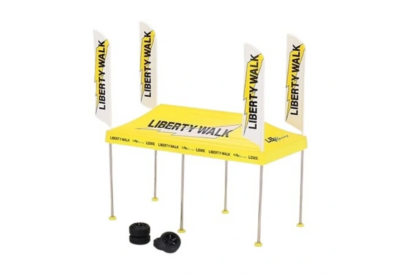 Mini GT 1/64 Paddock Service Tent Set - LB Racing