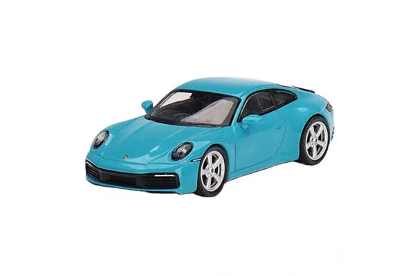Mini GT 1:64 Porsche 911 (992) Carrera S Miami Blue