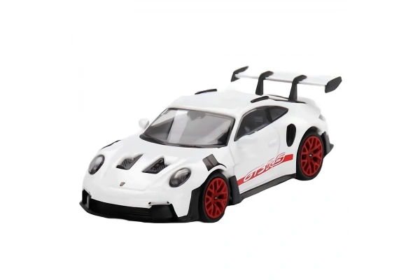 Mini GT 1/64 Porsche 911 (992) GT3 RS Weissach Package White with Pyro Red