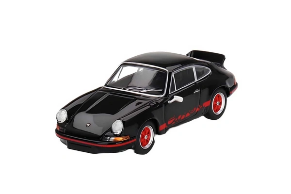 Mini Gt 1:64 Porsche 911 Carrera RS 2.7 Black with Red Livery