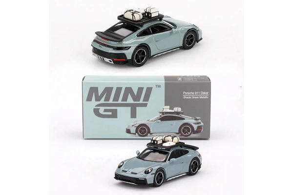 Mini GT 1/64 Porsche 911 Dakar Shade Green Metallic MGT00780