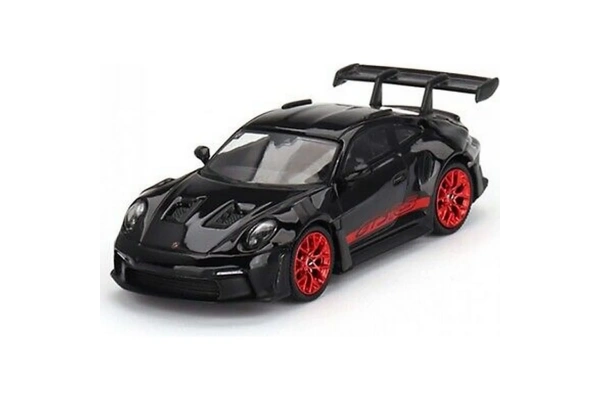 Mini Gt 1/64 Porshe 911 GT3 RS Black With Pyro Red