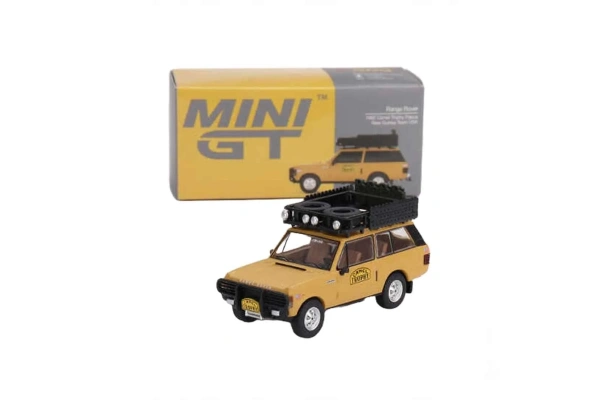 Mini GT 1:64 Range Rover 1982 Camel Trophy Papua New Guinea Team USA