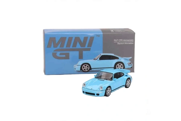 Mini GT 1:64 RUF CTR Anniversary Bayrisch Himmelblau