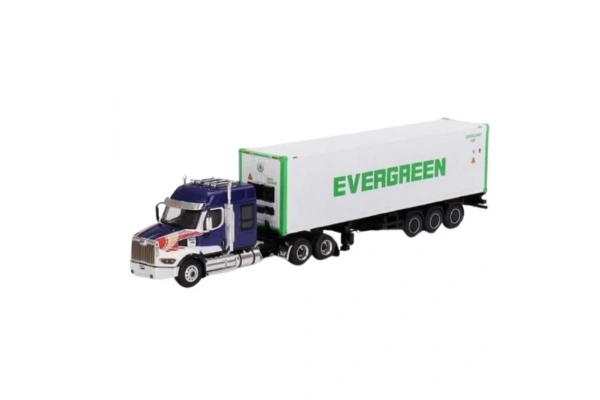 Mini Gt 1/64 Western Star 49X Blue Reefer Container MGT00597-L