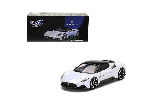 Mini GT BBR 1:64 Maserati MC20 Bianco Audace
