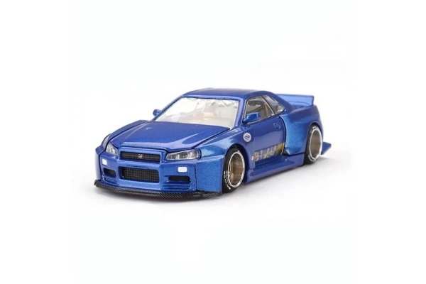 Mini GT x KaidoHouse 1/64 Nissan Skyline GT-R R34 Kaido Works V2 Aero SHINJUKU V2