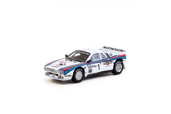 Tarmac Works 1/64 Lancia 037 Rally Rally Monte Carlo 1983 #1 with Tarmac Cards