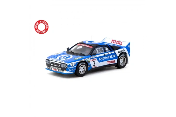 Tarmac Works 1/64 Lancia 037 Rally Ypres 24 Hours Rally 1983 #3