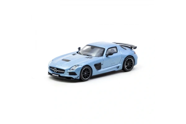 Tarmac Works 1/64 Mercedes-Benz SLS AMG Coupé Black Series Matte Blue