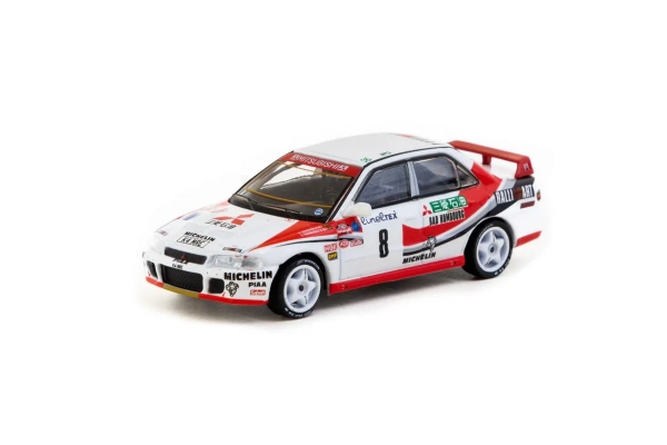 Tarmac Works 1/64 Mitsubishi Lancer Evolution Rallye Monte-Carlo 1993 #8