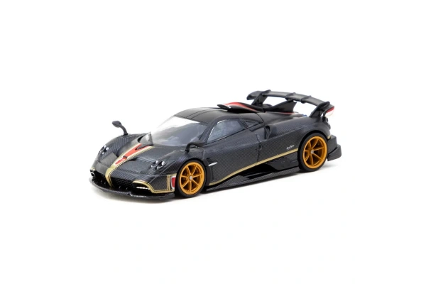Tarmac Works 1/64 Pagani Imola Matt Black Carbon Fiber