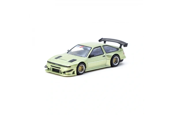 Tarmac Works 1/64 Toyota Sprinter Trueno AE86 Widebody Green - Designed by Jon Sibal