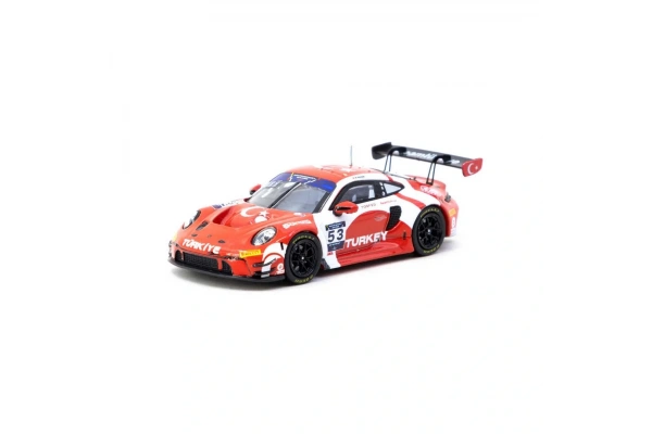 Tarmac Works X Diecast Turkey Porsche 911 GT3 R / FIA Motorsport Games GT Sprint 2024 Winner / Ayhancan Güven