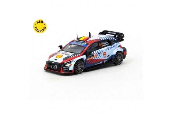 Tarmac Works X iXO Models 1/64 Hyundai i20 N Rally1 Hybrid Rallye Monte-Carlo 2024 Winner #11
