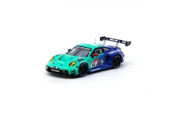 Tarmac Works X iXO Models 1/64 Porsche 911 GT3 R Nürburgring 24h 2023 #44
