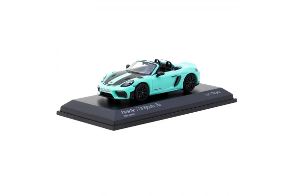 Tarmac Works x Minichamps 1/64 Porsche 718 Spyder RS Mint Green
