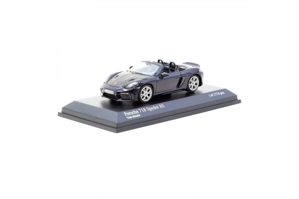 Tarmac Works x Minichamps 1/64 Porsche 718 Spyder RS Viola Metallic