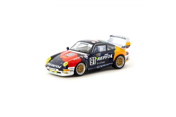 Tarmac Works X Schuco 1/64 Porsche 911 GT2 24h LE MANS 1995 #91