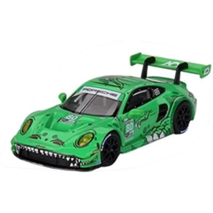 MİNİ GT 1/64 PORSCHE 911 GT3 R #80 GTD AO RACİNG 2023 IMSA SEBRİNG 12 HRS MGT00713