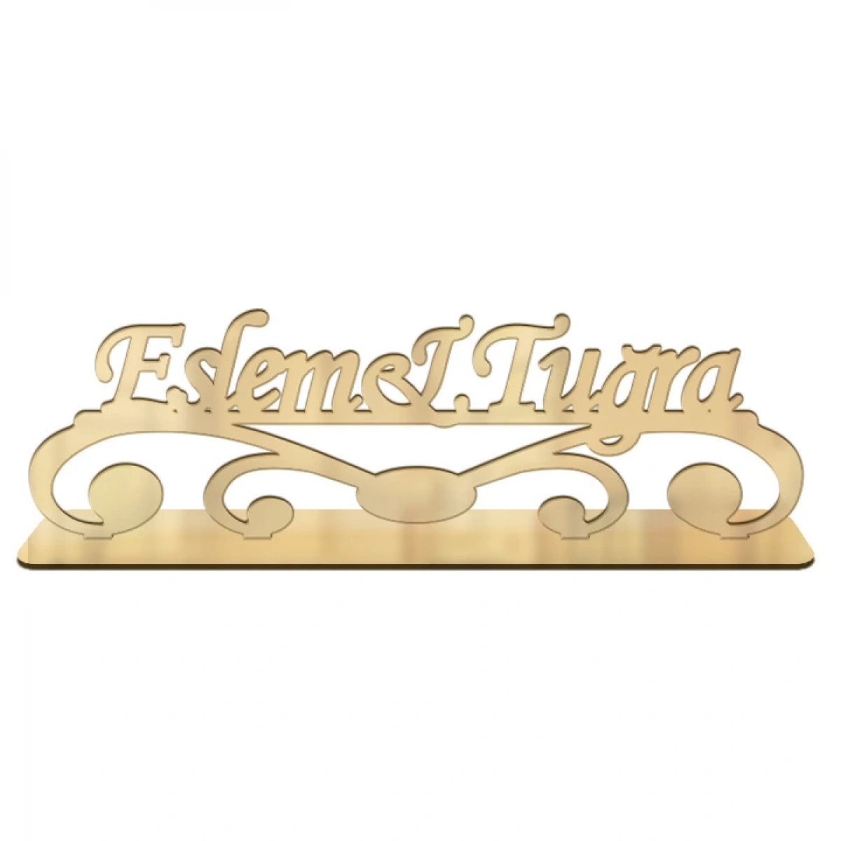 Pleksi Masa İsimliği