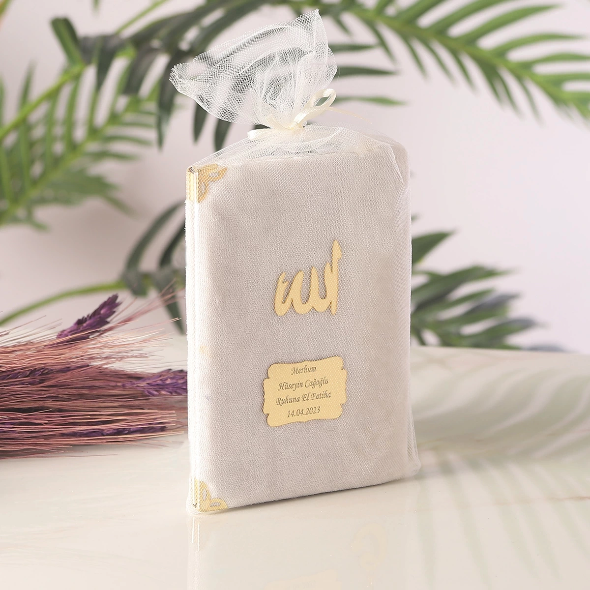 64 Sayfa Krem Keseli Kadife Yasin