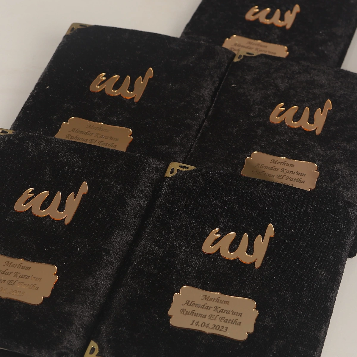 64 Sayfa Siyah Keseli Kadife Yasin