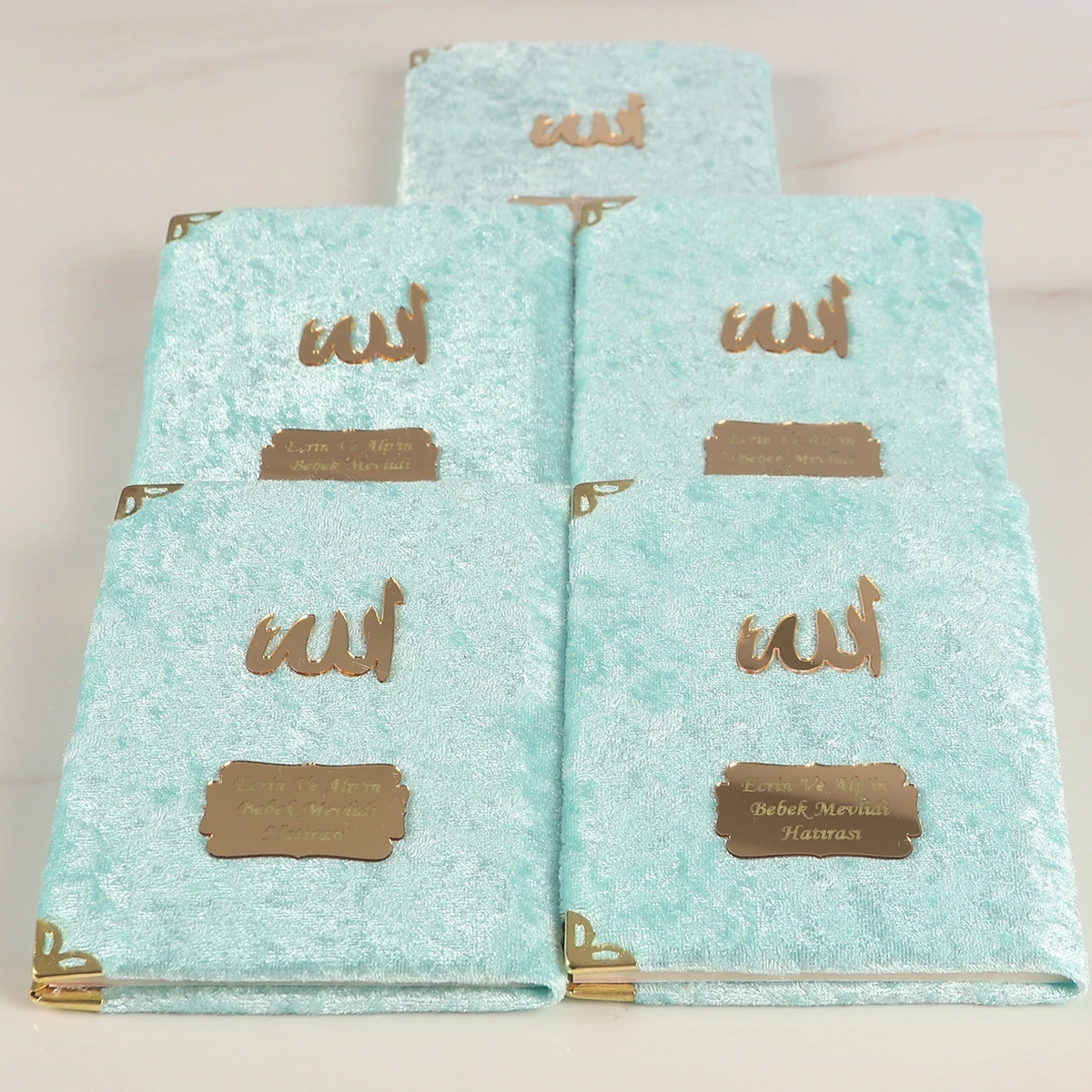 64 Sayfa Su Yeşili Kadife Yasin