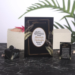 Zerafet Siyah Yasin + Lokumluk + Magnet
