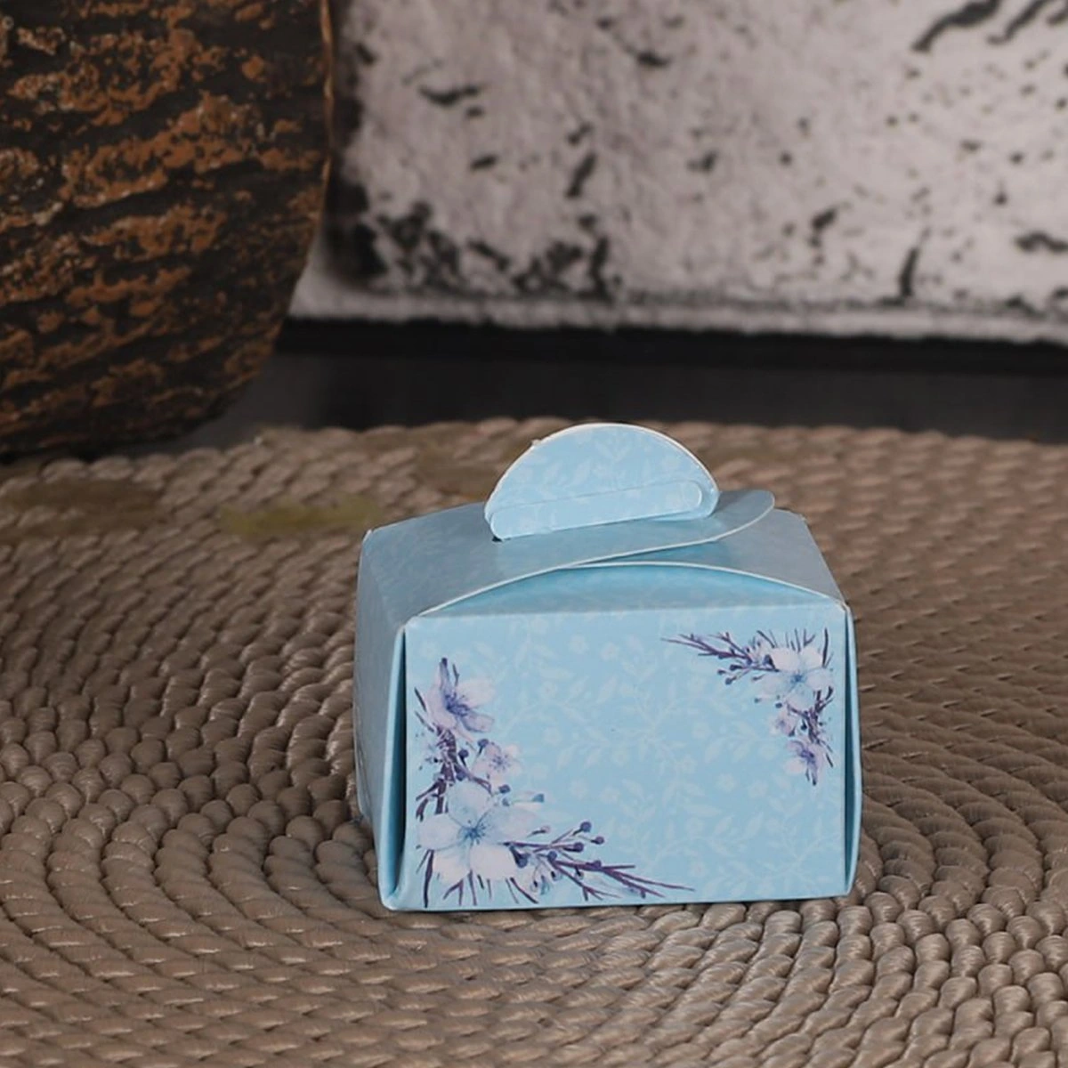 Çiçek Mavi Lokumluk