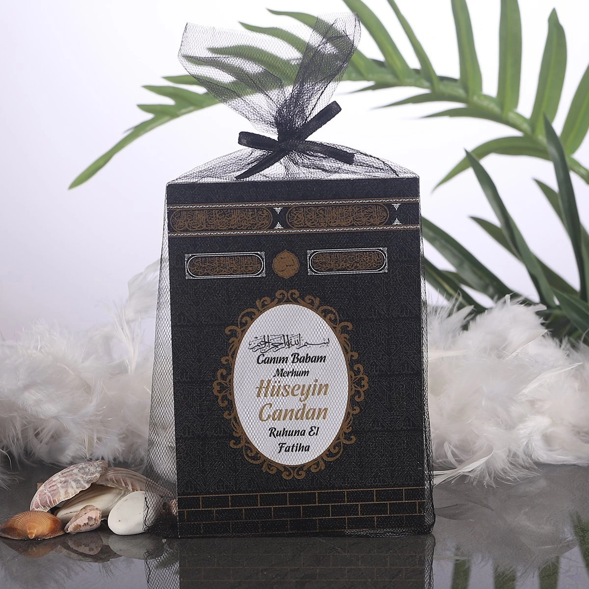 Kabe Siyah Tül Kese + Yasin