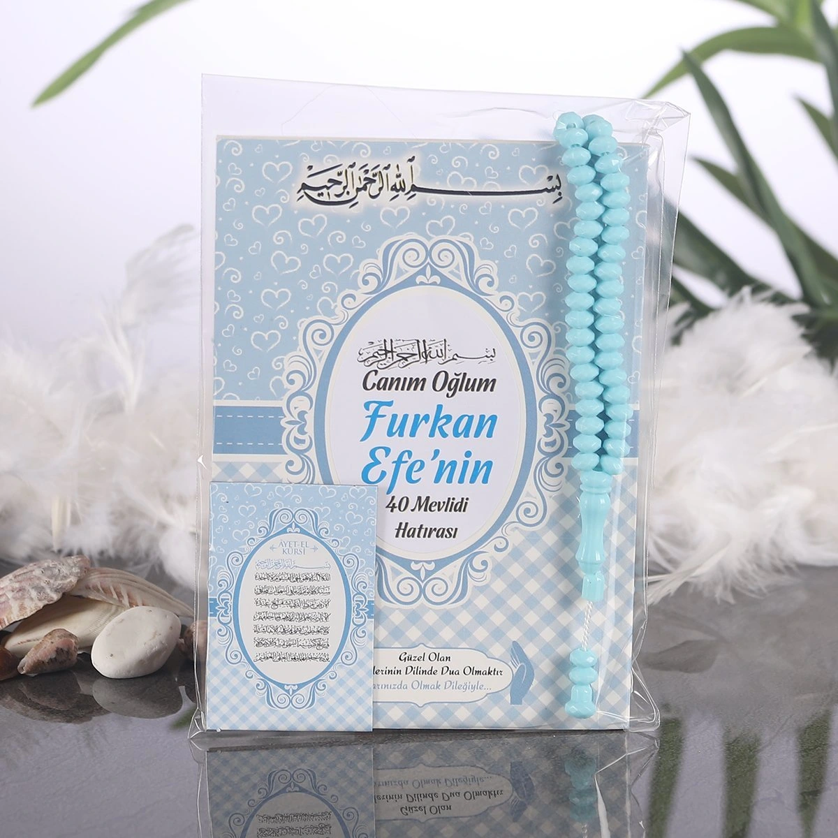 Kalp Mavi OPP + Yasin + Magnet + Tesbih