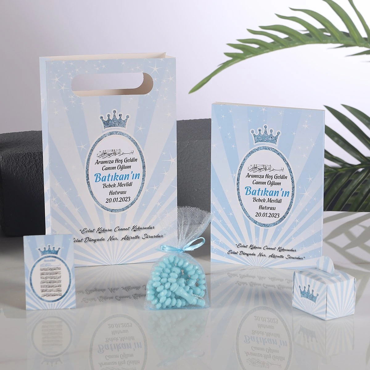 Taç Mavi 5 li Mevlid Seti