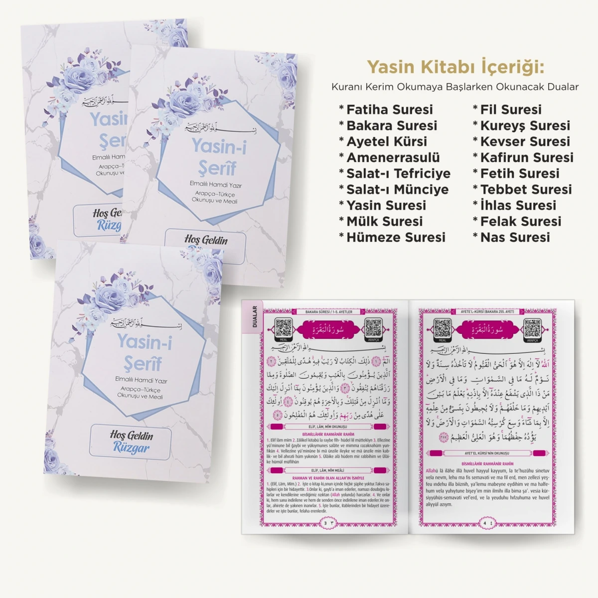 Altıgen Mavi Yasin-i Şerif