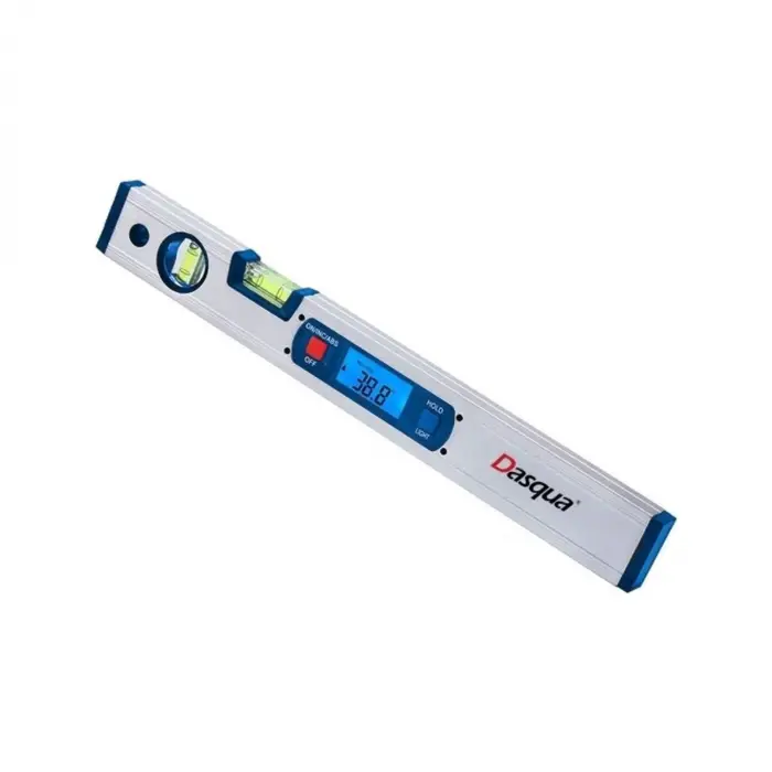 Dasqua 8301-2645 Dijital Eğim Ölçer 40 cm | Mıknatıslı ve Işıklı LCD Ekran