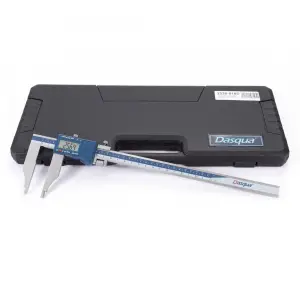 Dasqua 2220-8115 1000mm Dijital Uzun Çene Kumpas IP54, Bilgi Çıkışlı, Paslanmaz Çelik