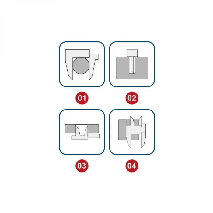 2015-1015 0-300mm YAĞ, SU, TOZ GEÇİRMEZ YENİ MAVİ SERİ DİJİTAL KUMPAS IP67