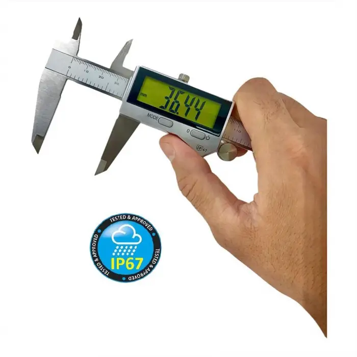 Dasqua 200MM Su Geçirmez Dijital Kumpas Geniş Ekran 2610-8110