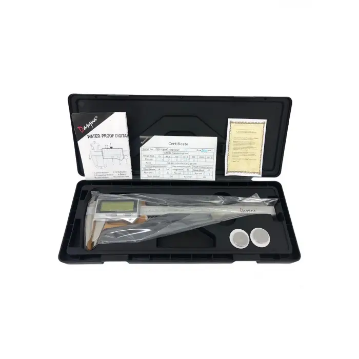 Dasqua 200MM Su Geçirmez Dijital Kumpas Geniş Ekran 2610-8110