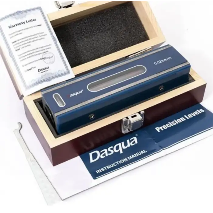 Dasqua 250mm Hassas Düz Makine Terazisi 0,02