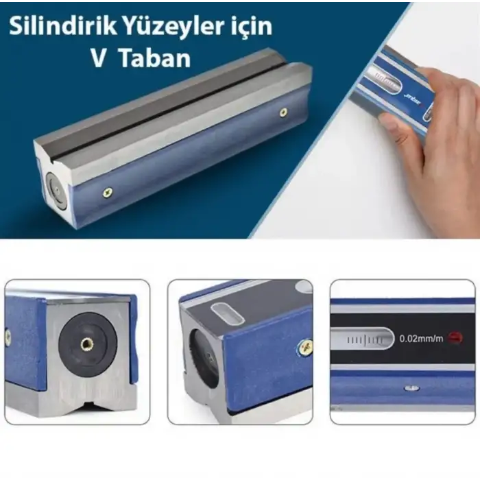 Dasqua 250mm Hassas Düz Makine Terazisi 0,02