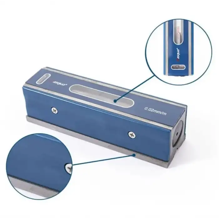 Dasqua 250mm Hassas Düz Makine Terazisi 0,02