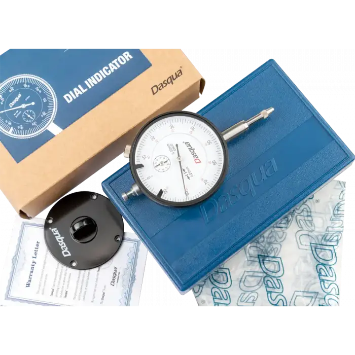 DASQUA 5111-1005 Komparatör Saati | 0-10 mm Ölçüm Aralığı, 0.01 mm Hassasiyet