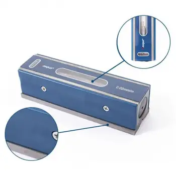 Dasqua 150mm Hassas Düz Makina Su Terazisi 0.02