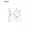 Dasqua 5841-8110 0-10mm Mekanik Kalınlık Komparatörü